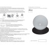 Светильник NOVOTECH ALICE садовый на солнечных батареях с выключателем NV-357199